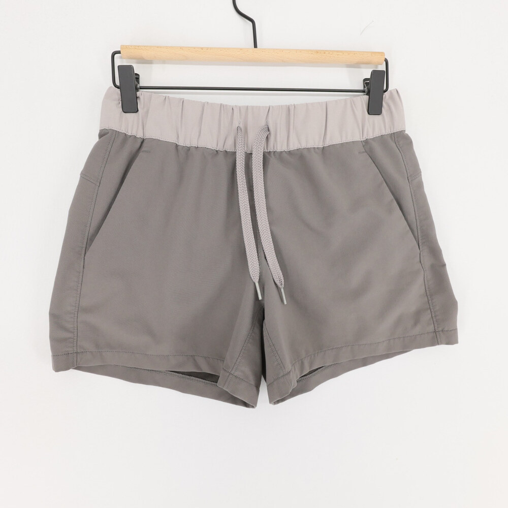 Free Fly Pull On Breeze Shorts Womens S Gray Elastic Waist Drawstring Outdoor